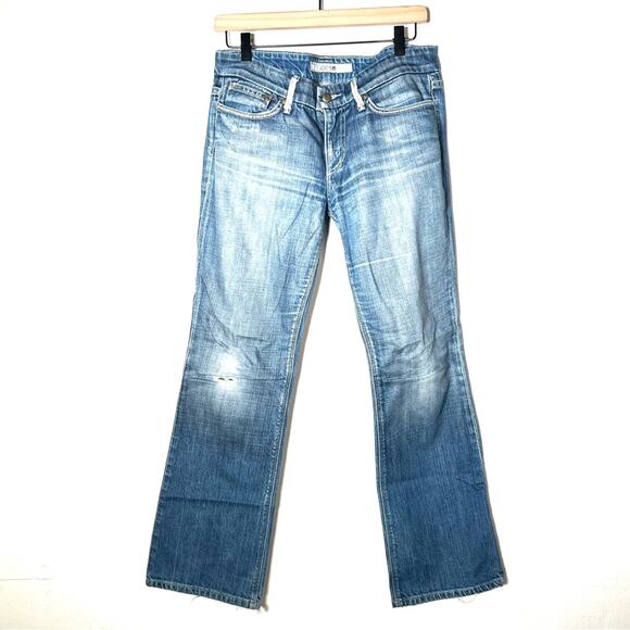 Joe's Jeans Denim - Joe's light wash distressed boot cut leg Fitzgerald jeans size 30 B107